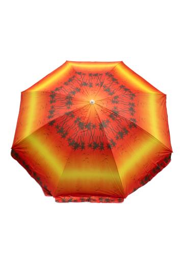 Зонт пляжный фольгированный с наклоном (4 расцветок) 150 см 12 шт/упак М44457 - фото 4
