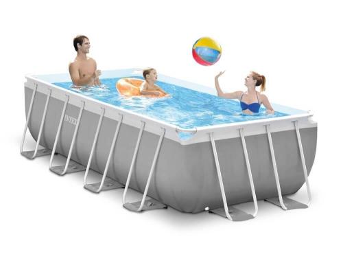 Бассейн каркасный прямоугольный (400х200х122см) насос-фильтр, лестница 1 шт/упак 26790 - фото 2